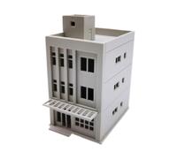 JWQFBC Maquettes Architecturales à L'échelle 1:87, Scènes Architecturales, Maisons Résidentielles Modernes, 8.3cmx12cmx14.7cm