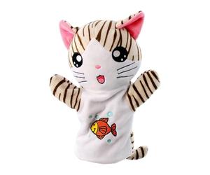 JWQFBC Marionnette à Main Chat Gant de Lutte Amusant Mignon Peluche Animal pour Exercice En Intérieur Fête Faveurs Maternelle Amoureux Des Animaux