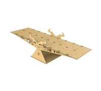 JWQFBC Modèle de Véhicule de Bureau Radiocommandé avec Obstacle, Simulation et Défi, Pont D'obstacles pour Voiture Radiocommandée à à L'éch, M