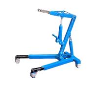 JWQFBC Modèle Réduit de Palan pour Moteur, Outil D'entretien de Véhicule Miniature, Finition Artistique Peinte à La Main, Structure En PP, Idéal pour Gar, Bleu Sans Moteurs