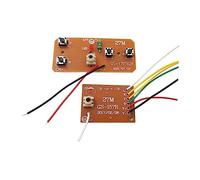 JWQFBC Module de Commande, Carte de Contrôle, Circuit Imprimé Professionnel à 4 Canaux, Circuit de Réception de Télécommande, pour Camion Jouet Radiocommandé