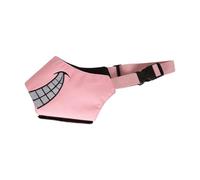 JWQFBC Muserolle pour Chien Réglable Antidérapante pour Éviter Les Aboiements et Morsures Accessoire de Sécurité en Nylon Résistant Confortable et Respirant, Rose, S