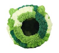JWQFBC Nid D'Oiseau Grotte Hamac Suspendu en Flanelle Peluche Lit Chaud Abri Caché Cage Hamac pour Perroquet Rongeur Adapté Aux Oiseaux Animaux Cage Maison D, Vert