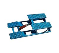 JWQFBC Outil de Levage et de Réparation 1:64 Kit de Loisirs Créatifs Classique, Simulation de Cric de Garage pour Tables de Sable, Parkings, Adultes, Bleu Vieux