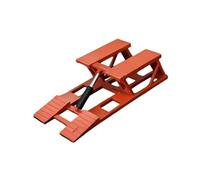 JWQFBC Outil de Levage et de Réparation 1:64 Kit de Loisirs Créatifs Classique, Simulation de Cric de Garage pour Tables de Sable, Parkings, Adultes, Rouge Neuf