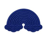 JWQFBC Parcours Motricité Bébé Silicone, Busy Board Sensoriel Thème -en-Ciel-en-Ciel-en-Ciel, Jouet Éducatif Bébé 1 an & Enfant 2 Ans , Bleu foncé