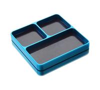 JWQFBC Plateau à Vis Plateau de Rangement de Pièces Support pour Outils RC Tapis de Stockage En Alliage Conception Robuste Convenant à Réparation de Modèles, Bleu Ciel