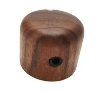 JWQFBC Potentiomètre Bouton En Bois pour Guitare Basse Capuchon Universel de Potentiomètre Installation Facile Sans Outils Spécialisés Compatible avec Plusie, Brun