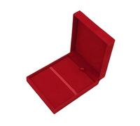 JWQFBC Présentoir à Médailles, Boîte de Rangement avec Couvercle, Cadeaux, Porte-Souvenirs Portable pour Athlètes, Sports, Plage, Joueurs, Badges, Rouge