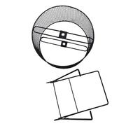 JWQFBC Roue d'exercice en Grillage pour Hamsters et Cobayes, Favorisant Leur Accessoire pour Cage, 21x15x23cm