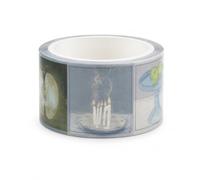 JWQFBC Ruban Décoratif Masking Tape Pailleté, Arrière-goût