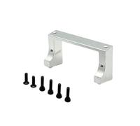 JWQFBC Support de Servo RC En Aluminium pour Vis 244016 et Micro-vis, Support de Servo, Fixation Fixe, Véhicules RC 1:24, Montage Facile, Argent