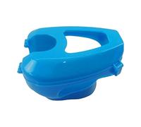 JWQFBC Support Fixe, Structure de Montage pour Fournitures, Aliments, Abreuvoirs et Médicaments pour Oiseaux, Bleu