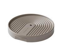 JWQFBC Support pour Plantes Roulant pour Déplacement Facile Pot Chariot Amovible Base Ronde avec roulettes Invisibles Plateau Collecteur d'eau Adapté à La Dé, Brown 13 Po