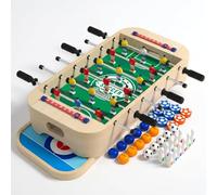 JWQFBC Table Multijeux Compacte, sur Table Enfant & Adulte, Billard Bowling, pour 53x30cm & 72x35cm