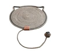 JWQFBC Tapis Griffoir pour Chat Matelas Interactif avec Balle Base Antidérapante Protège Les Meubles Idéal sur Planchers Canapé Fauteuils pour Chats D'Intéri, Noir