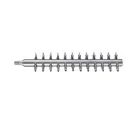 JWQFBC Vanne de Contrôle d'air pour Aquarium, Entrée 8 Mm, Sortie 4 Mm, Distributeur de Tuyau, Multi-Distributeur Professionnel et Pratique, 24 Voies