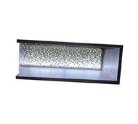 JWQFBC Vitrine En Acrylique pour Maquette de Voiture avec éclairage LED, Diorama de Garage Simulé, Espace de Rangement pour Mini-véhicules, Scène de Stationn, D