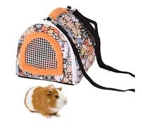 JWShang Sac de transport portable pour petits animaux, hamster, cochon d'Inde, sac de voyage avec fermeture éclair amovible, sac extérieur respirant pour rat, chinchillas, écureuils, hérisson