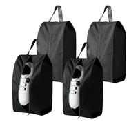 JWShang Sacs à crampons étanches à l'eau - Sacs à chaussures de voyage avec fermeture éclair pour le golf, le football, la gym, le sport, les voyages, Noir , 16.54*9.45*7IN, Concis