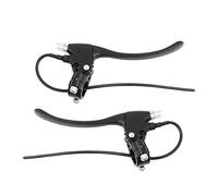 Jwthee 1 Pair Bike Brake Levers, Brake Lever Handle Bar Grips Electric Bike Accessories for Electric Bicycle (black)