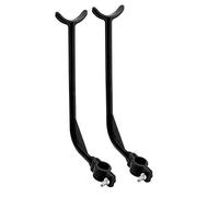 Jwthee 2 pièces d'aides à l'entraînement de Golf Ensemble d'aides à l'entraînement de Swing de Golf Outil d'entraînement de Correction de Swing Outil d'entraînement d'alignement (2 Noirs)