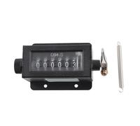 Jwthee 6 Digit Mechanical Counter,D94-S 0-999999 Resettable Mechanical Pulling Counter,Return to Zero Rotation Count and Cycle Count Reset Mode