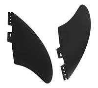 Jwthee Aileron pour planche de surf K2 Twin Keel, 2 ailerons amovibles en PVC pour longboards, stand paddleboards pour génération FCS2