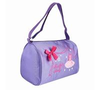 Jwthee Ballet Danse Sac à Dos, Fille Enfants Danse Ballet Sac de Natation Grande capacité Mode Sac fourre-Tout Sac à Dos brodé fourre-Tout imperméabilisant Enfants Sac de Voyage avec (Violet)