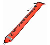 Jwthee bouée de Marque de Surface Sogba, bouée de marqueur de Surface avec Bobine, marqueurs de Surfaces bouées en Bas de Fond, 6 Pieds de Haute visibilité (Red)