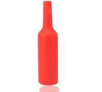 Jwthee Bouteille d'entraînement du barman, résistants à la chute en silicone Falling Falls Performance Training Bar Bottle, bouteilles Flair, Flair Bartender Kit For Bar Pub Wine (red)