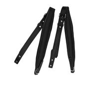 Jwthee Brangles d'accordéon, courroies d'accordéon à bandoulière en cuir avec boucles réglables accessoires d'instruments de musique pour 16-120 basse (Noir)