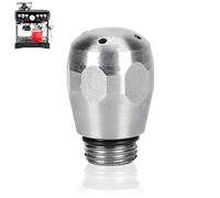 Jwthee Buse à vapeur pour machine à café, embout de baguette à vapeur en acier inoxydable à 4 trous, accessoire de remplacement universel pour bec à vapeur pour machine à café, 0,3 x 0,8