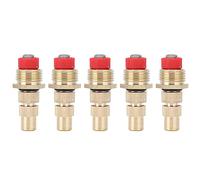 Jwthee Buse d'atomisation à Filetage mâle en Laiton G1/2 avec Filtre, pulvérisateur d'irrigation de Jardin réglable pour pelouse, Cour et Serre 5 pièces
