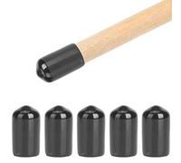 Jwthee Couvercle de Pointe de la Piscine de 10pcs, Billard Cue Tip Protector Rubber Casking Pool Cue Conseils Heads Protector Cover Accessoire Snooker pour 10 à 14 mm Conseils (13 mm)