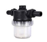 Jwthee Crépine en Mailles en Ligne, crépine d'interface de Jardin, crépines en Mailles Transparentes pour Pompe à Eau, Filtre d'irrigation à Haut débit pour réservoir d'eau de Camping-Car