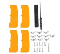 Jwthee Entraîneur de résistance de Puissance de Golf ABS, entraîneur de Ventilateur d'hélice de Golf à poignée antidérapante, entraîneur de Swing de Golf Power SwingFan pour Swing de (Jaune)