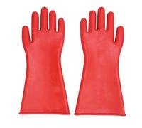 Jwthee Gants d'électricien, gants électriques isolés, gants électriques en caoutchouc, gants de travail de sécurité, haute tension 5000 V, pour hommes, électriciens
