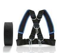 Jwthee Harnais de traîneau, Harnais Sport, Sled Harn for Pulling Fitn,Faisceau d'épaule de pêche à la Glace traîneau tirant Le Pneu de Harnaiss de tir de Traction des Bandes de résistance