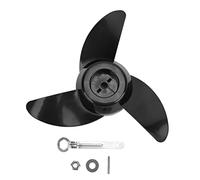 Jwthee Kit d'hélice Hors-Bord électrique 3 Lames pour 28 LB 36lb 46lb 12V 24V Motors de traînée