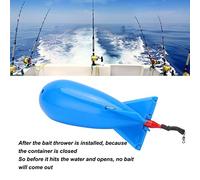 Jwthee Lanceur d'appâts de Carpe de Grande Taille, lanceurs d'appâts, mangeoire de Carpe, Bombe, mangeoire de Carpe, Grande Bombe, leurre, Outil de Nidification (Bleue)