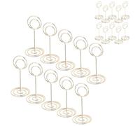 Jwthee Mini Porte-Cartes de Table, 20 pièces, Jolis Porte-numéros de Table, Porte-Cartes de Table Chic, Supports pour Photos de Table, Porte-Photos, nom de l'image, Clips de Menu pour