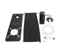 Jwthee Planche de Table IGT Camping, Plaque de Table de poêle à araignée en Acier Inoxydable avec Sac de Rangement POTEUR Portable Furnace PANDAIS