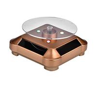 Jwthee Présentoir solaire, plateau tournant à 360 degrés, présentoir rotatif motorisé, plate-forme tournante automatique pour affichage de bijoux (other 2)