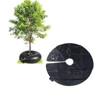 Jwthee Sac à Anneaux d'arrosage de 10 gallons, Sauvegarde à Goutte à Goutte à Goutte Lente Sac à arrosage Lent Système d'arrosage d'irrigation Automatique, PVC Irrigation Irrigation (Black)