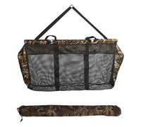 Jwthee Sac de pesée de Poisson, Sac de Rangement Pliable, Filet de pêche, Sacs de pesée de pêche à la Carpe de Style européen, léger, vidange Rapide, Rangement Facile, matériau Oxford en