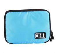 Jwthee Sac d'organisateur de câble, Organisateur de Cordon Travel Accessoires électroniques Sac USB Cable Power Bank Travel Electronic Organizer Case pour câble, USB, écouteurs (Blue)