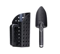 Jwthee Scoop de Sable, Accessoires de détection de métaux Place Place Rock Rock Scooper Sand Sifter for The Beach and Shell Collection, Noir