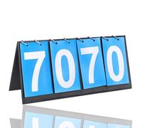 Jwthee Tableau de Bord Score Keeper, Tableau de Bord Flipper sur Support Tableau de Bord Flipper Tableau de Bord Portable Flipper Tableau de Bord numérique 4 Joueurs