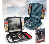 JWTRSVTY Bataille Navale - Jeu Stratégique et Plateau Classique pour Enfants à partir de 4 ans